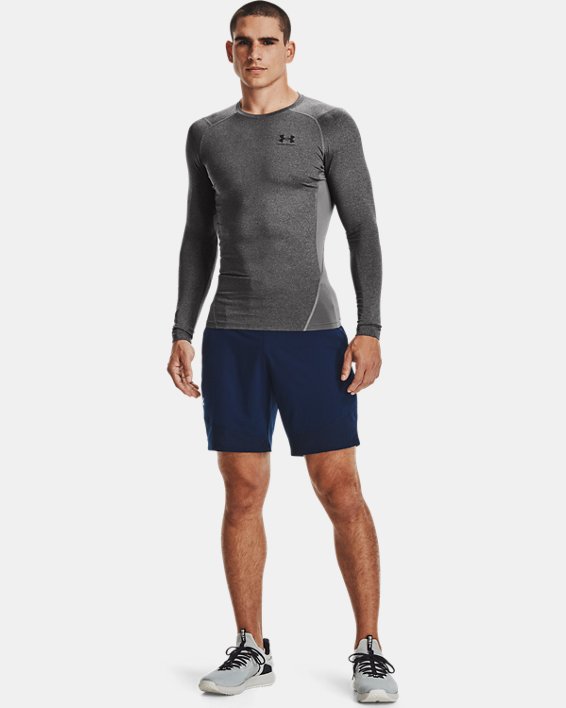 ρουχα για τρεξιμο Under Armour HeatGear® Armour ανδρικα σκούρο γκρι / μαυρα | ip2JAYK6UHA