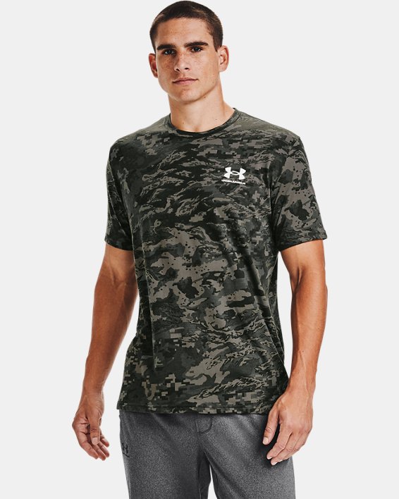 ρουχα για τρεξιμο Under Armour UA ABC Camo ανδρικα πρασινο / ασπρα | AwvpIRPLg2a