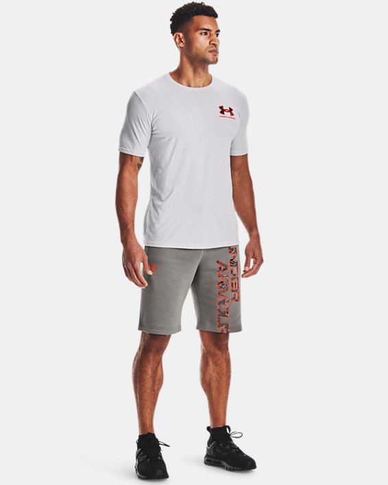 ρουχα για τρεξιμο Under Armour UA ABC Camo Fill Wordmark ανδρικα γκρι / κοκκινα | ddfxPbKvsCV