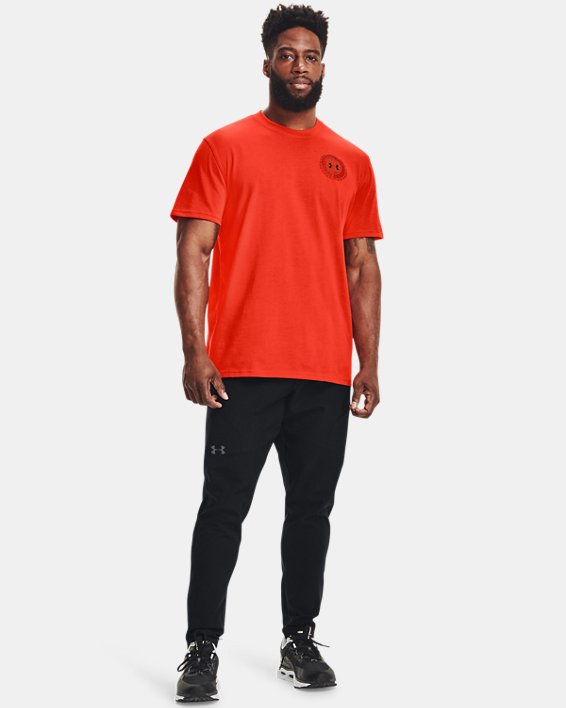 ρουχα για τρεξιμο Under Armour UA Alma Mater Crest ανδρικα κοκκινα / μαυρα | lRp4rhTAHx6