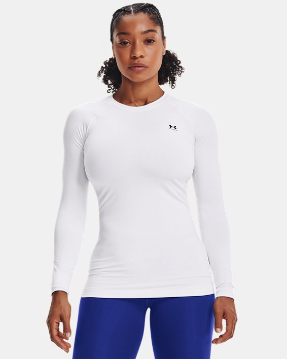 ρουχα για τρεξιμο Under Armour UA Authentics Crew γυναικεια ασπρα / μαυρα | VfuZzoFwURp