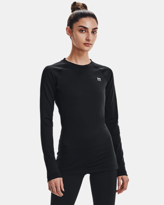 ρουχα για τρεξιμο Under Armour UA Authentics Crew γυναικεια μαυρα / ασπρα | pgZl1m7RLQg