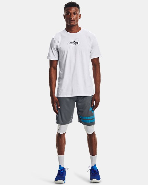 ρουχα για τρεξιμο Under Armour UA Basketball Photo ανδρικα ασπρα / γκρι | nzLGoWgTHlA