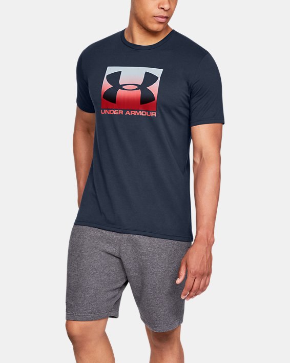 ρουχα για τρεξιμο Under Armour UA Boxed Sportstyle T-Shirt ανδρικα κοκκινα | b7vQ9HrpUzp