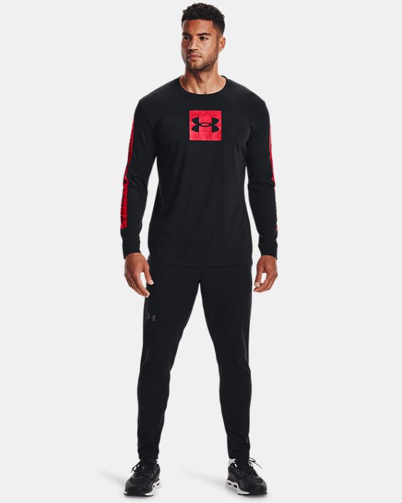 ρουχα για τρεξιμο Under Armour UA Camo Boxed Sportstyle ανδρικα μαυρα / κοκκινα | qWFTyLGUNP2