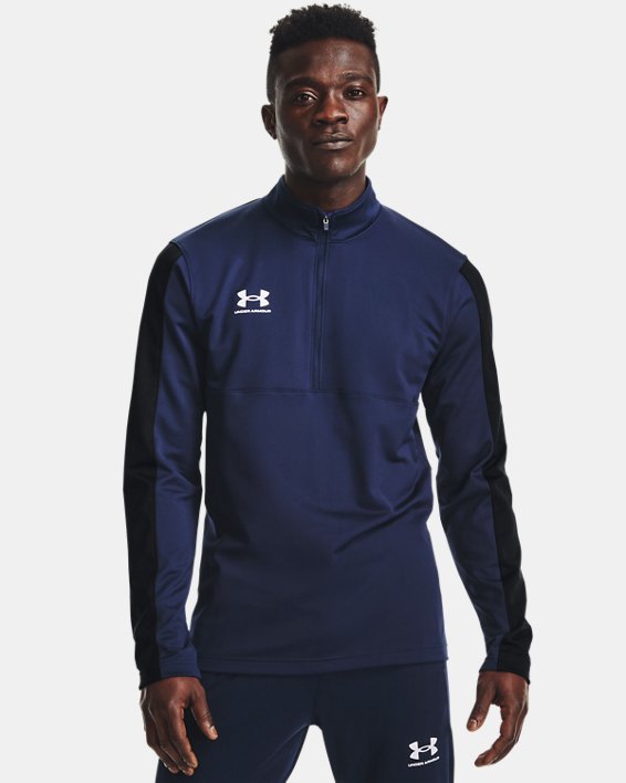 ρουχα για τρεξιμο Under Armour UA Challenger Midlayer ανδρικα σκουρο μπλε / ασπρα | YD3hy5YEbzc