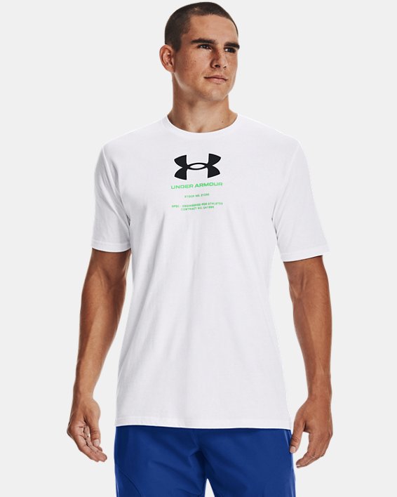 ρουχα για τρεξιμο Under Armour UA Engineered ανδρικα ασπρα / μαυρα | KrztqghfawX
