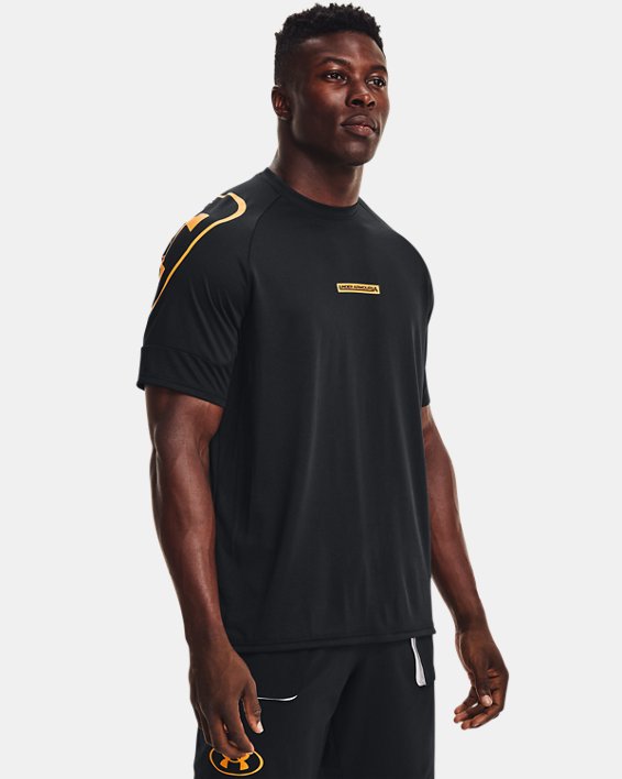 ρουχα για τρεξιμο Under Armour UA Evolution Training ανδρικα μαυρα / πορτοκαλι | J6jMskZM2Bt