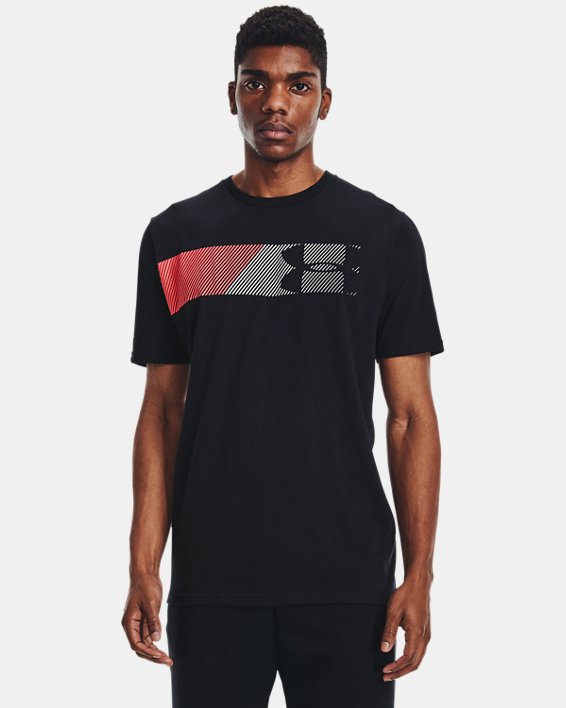 ρουχα για τρεξιμο Under Armour UA Fast Left Chest ανδρικα μαυρα / γκρι | VJTuNGeDexA