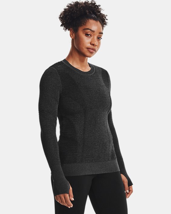 ρουχα για τρεξιμο Under Armour UA IntelliKnit Phantom 2.0 Crew γυναικεια μαυρα | lHvlkE77d1l