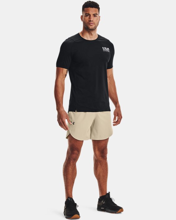 ρουχα για τρεξιμο Under Armour UA Iso-Chill Perforated ανδρικα μαυρα / ασπρα | I7u6xwTX6rJ
