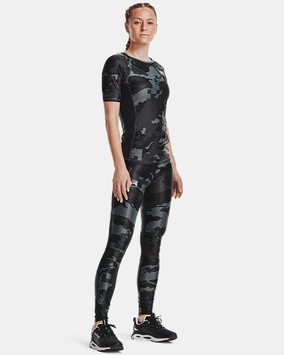 ρουχα για τρεξιμο Under Armour UA Iso-Chill Compression Team γυναικεια μαυρα / ασπρα | d8uxe72m8FU