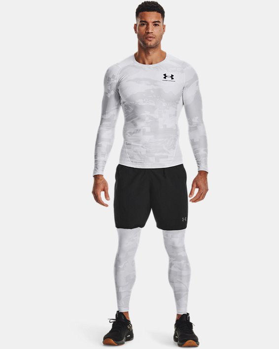 ρουχα για τρεξιμο Under Armour UA Iso-Chill Compression Printed ανδρικα ασπρα / μαυρα | pxrCFuj7iWs