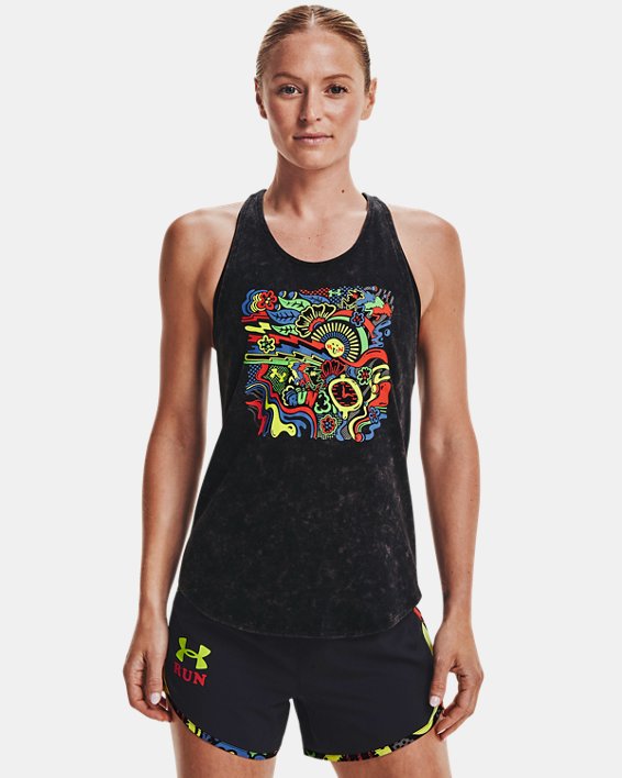 ρουχα για τρεξιμο Under Armour UA Keep Run Weird γυναικεια μαυρα / κοκκινα | 2YKNIMzPZJM