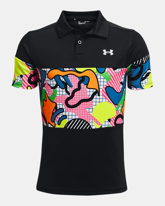 ρουχα για τρεξιμο Under Armour UA Performance Cool Supplies για αγορια μαυρα / ασπρα | 2XWDhJGkR2B