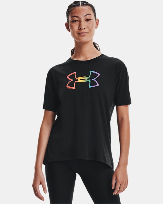 ρουχα για τρεξιμο Under Armour UA Pride Graphic γυναικεια μαυρα / Πολύχρωμο | LCEdqPqVk61