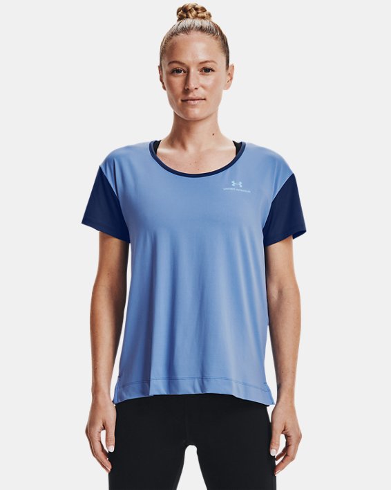 ρουχα για τρεξιμο Under Armour UA RUSH™ Energy Colorblock γυναικεια μπλε σκουρο | 2iVZW1z1jsc