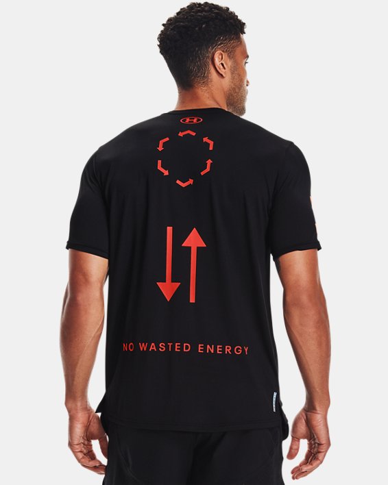 ρουχα για τρεξιμο Under Armour UA RUSH™ No Energy Wasted ανδρικα μαυρα / κοκκινα | HbqTshnFXkm