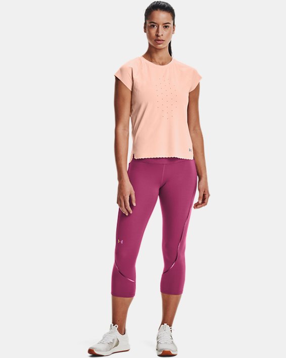 ρουχα για τρεξιμο Under Armour UA RUSH™ Perf γυναικεια ροζ | gBCwWhpHh9H