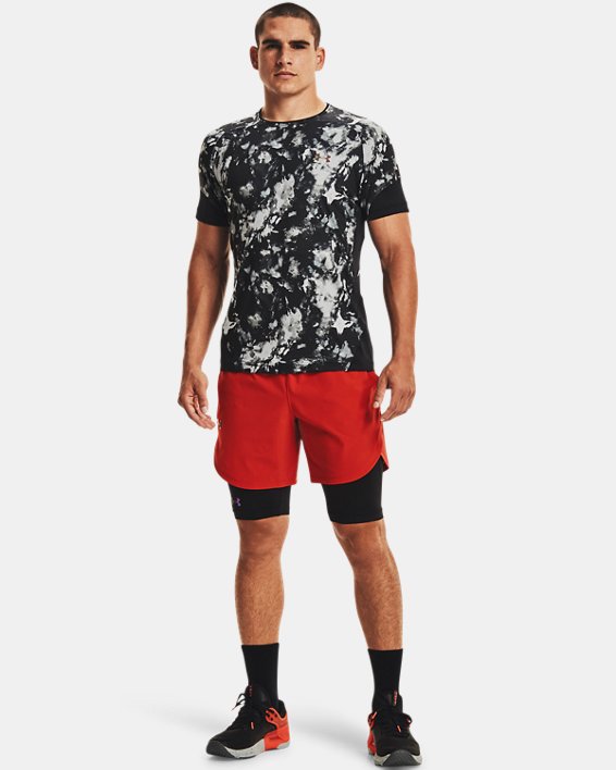 ρουχα για τρεξιμο Under Armour UA RUSH™ HeatGear® 2.0 Print ανδρικα μαυρα | ieslwfGg6sI