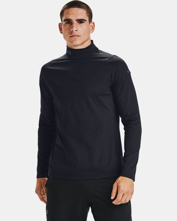 ρουχα για τρεξιμο Under Armour UA RUSH™ ColdGear® 2.0 Mock ανδρικα μαυρα | l4DcjEoOEvF