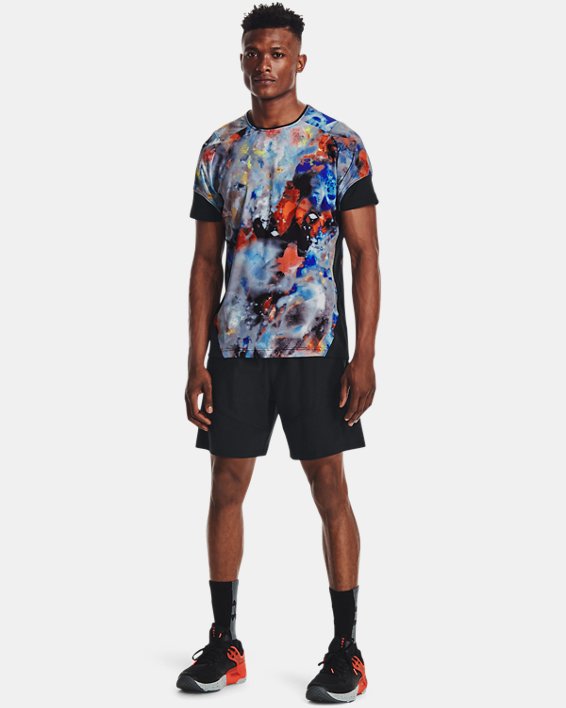 ρουχα για τρεξιμο Under Armour UA RUSH™ HeatGear® 2.0 Print ανδρικα μαυρα | x2tOlpWQtHz