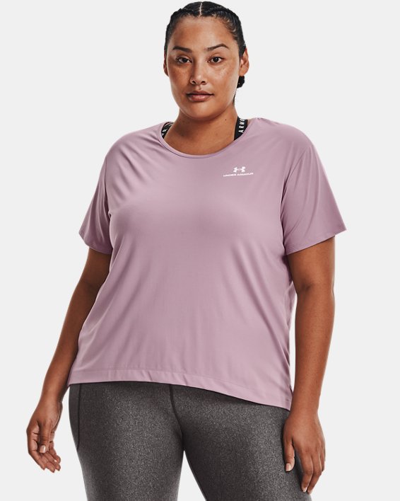 ρουχα για τρεξιμο Under Armour UA RUSH™ Energy Core γυναικεια μωβ ροζ / ασπρα | zr83ZRRIOPR