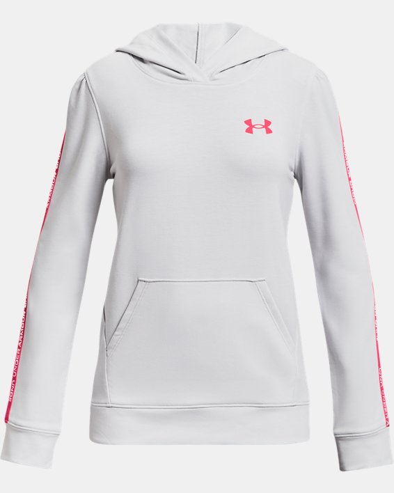 ρουχα για τρεξιμο Under Armour UA Rival Terry για κοριτσια γκρι / ασπρα | ULz36WVmZdh