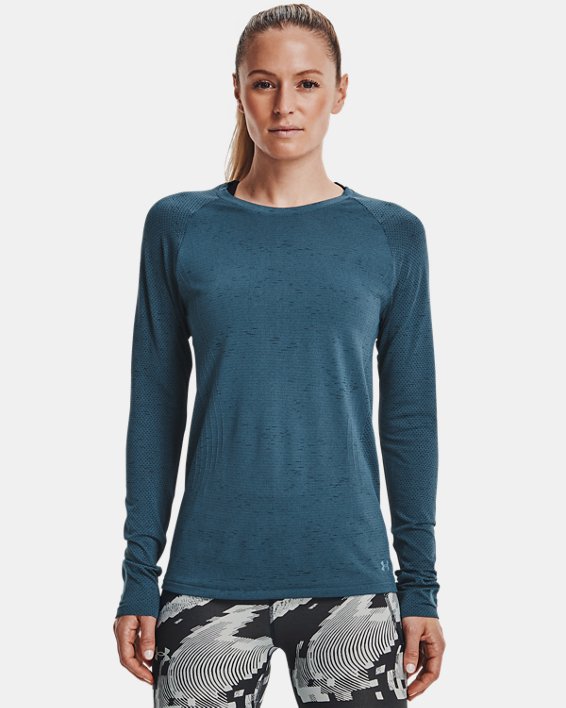 ρουχα για τρεξιμο Under Armour UA Seamless Run γυναικεια μπλε / μπλε | 4d6yvZ6seOX