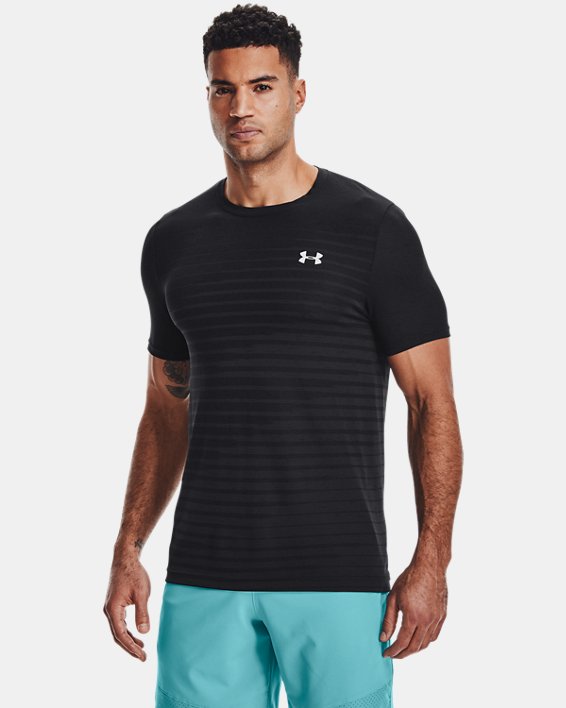 ρουχα για τρεξιμο Under Armour UA Seamless Fade ανδρικα μαυρα / γκρι | B9RrNKgmnkj