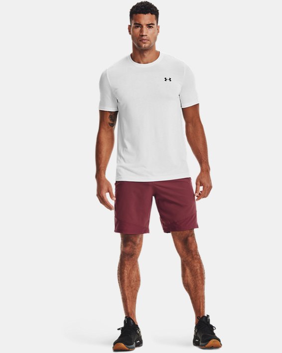 ρουχα για τρεξιμο Under Armour UA Seamless ανδρικα ασπρα / μαυρα | WUHH3AwJXqR