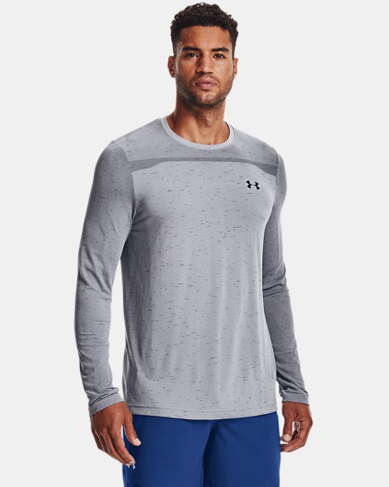 ρουχα για τρεξιμο Under Armour UA Seamless ανδρικα γκρι / μαυρα | clWFrPS4SqG