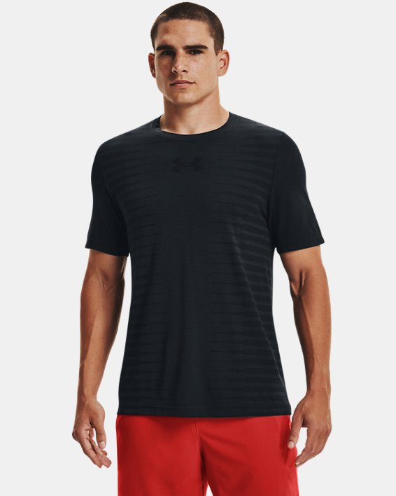 ρουχα για τρεξιμο Under Armour UA Seamless Wordmark ανδρικα μαυρα | izWuE8olRhh