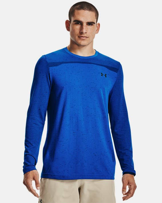 ρουχα για τρεξιμο Under Armour UA Seamless ανδρικα μπλε / μαυρα | t5Uc7wVmjVf
