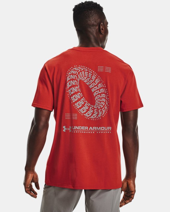 ρουχα για τρεξιμο Under Armour UA Signature Vortex Heavyweight ανδρικα κοκκινα / γκρι | OpJOcUzGPMq