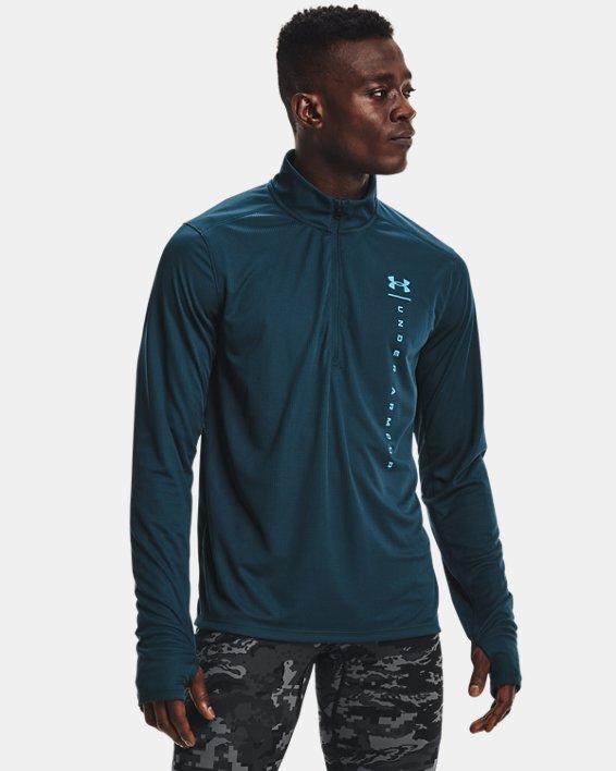 ρουχα για τρεξιμο Under Armour UA Speed Stride Shock ½ Zip ανδρικα μπλε | Cimw2IWv7mg