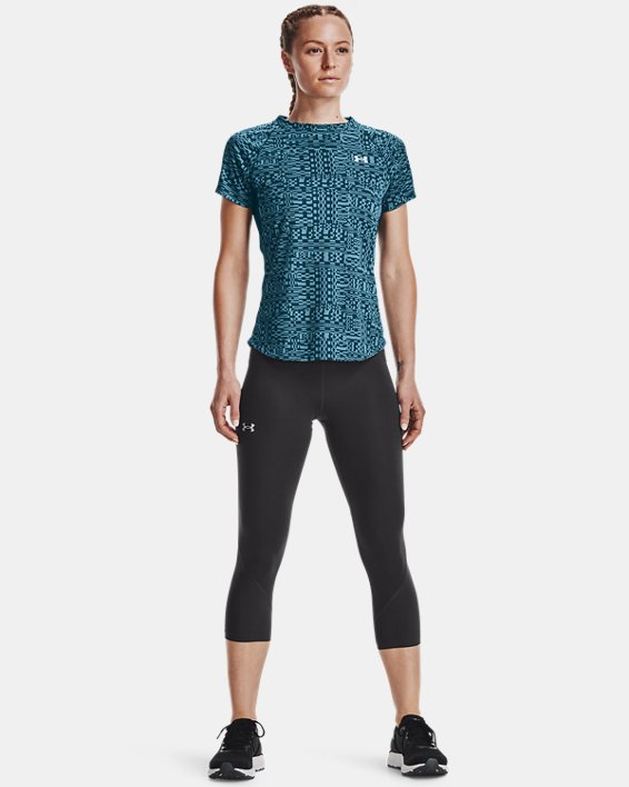 ρουχα για τρεξιμο Under Armour UA Speed Stride Printed γυναικεια μπλε / μπλε | l2pfAdFGeLn