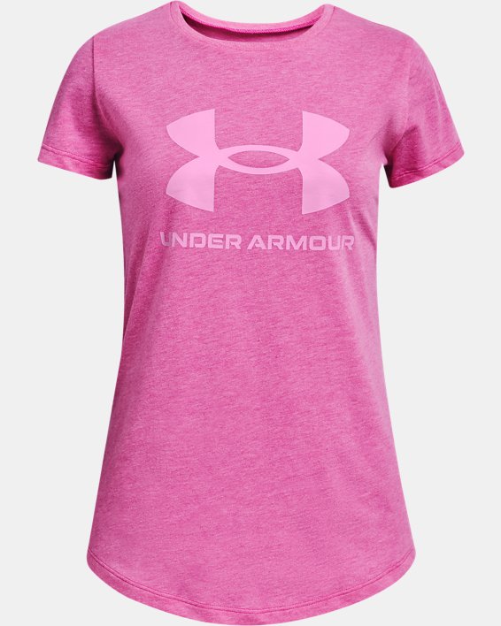 ρουχα για τρεξιμο Under Armour UA Sportstyle Graphic για κοριτσια ροζ ροζ | Un3zim8wkcI