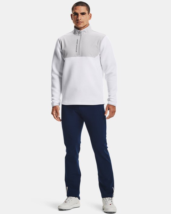 ρουχα για τρεξιμο Under Armour UA Storm Daytona ½ Zip ανδρικα ασπρα / γκρι | SRADpS8uFjA