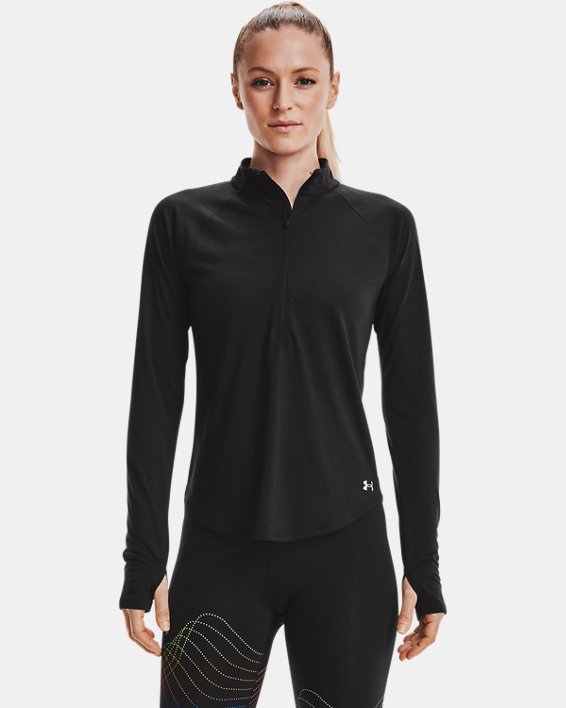 ρουχα για τρεξιμο Under Armour UA Streaker Run ½ Zip γυναικεια μαυρα | XHbSg2TAUaH