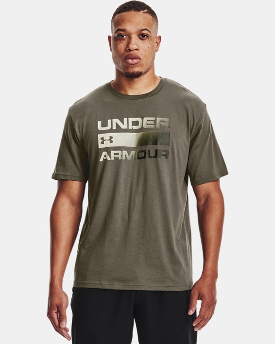 ρουχα για τρεξιμο Under Armour UA Team Issue Wordmark ανδρικα πρασινο / πρασινο | Yi8DKinR2ku