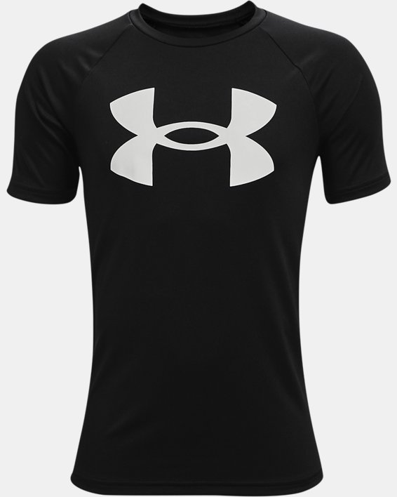 ρουχα για τρεξιμο Under Armour UA Tech™ Big Logo για αγορια μαυρα / ασπρα | 24RxRu5g3p9
