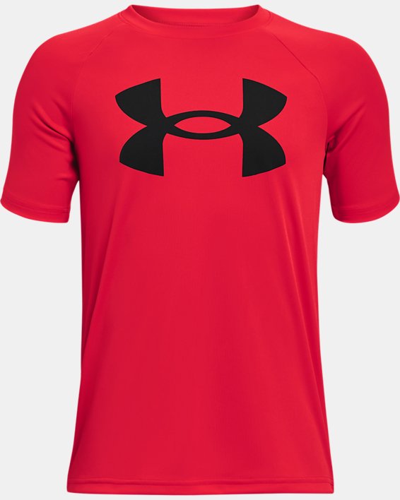 ρουχα για τρεξιμο Under Armour UA Tech™ Big Logo για αγορια κοκκινα / μαυρα | NyD7eyHdNhH