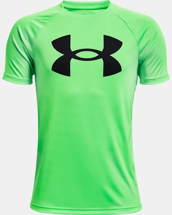 ρουχα για τρεξιμο Under Armour UA Tech™ Big Logo για αγορια πρασινο / μαυρα | R5JvtnoJhL1