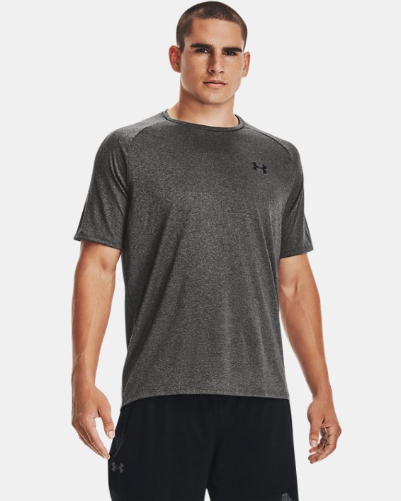 ρουχα για τρεξιμο Under Armour UA Tech™ 2.0 ανδρικα σκούρο γκρι / μαυρα | WY9cwQHKxso