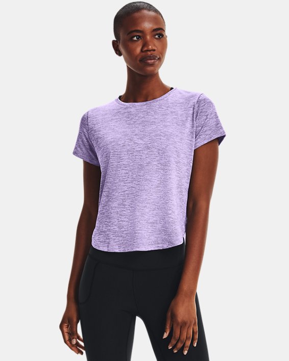 ρουχα για τρεξιμο Under Armour UA Tech™ Vent γυναικεια μωβ / μαυρα | cscaQ1Yv5Wv