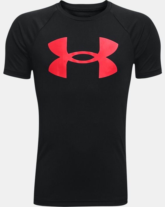 ρουχα για τρεξιμο Under Armour UA Tech™ Big Logo για αγορια μαυρα | r5fapHvOp1M