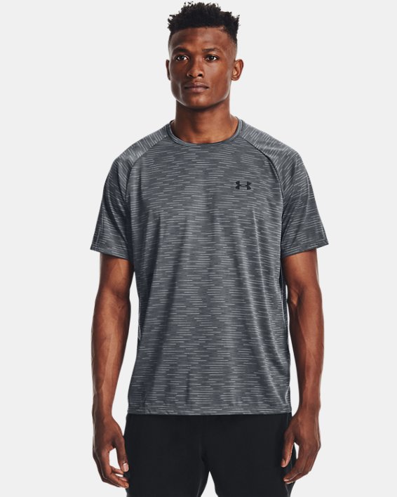 ρουχα για τρεξιμο Under Armour UA Tech™ 2.0 Dash ανδρικα γκρι / μαυρα | voycapjZu4H