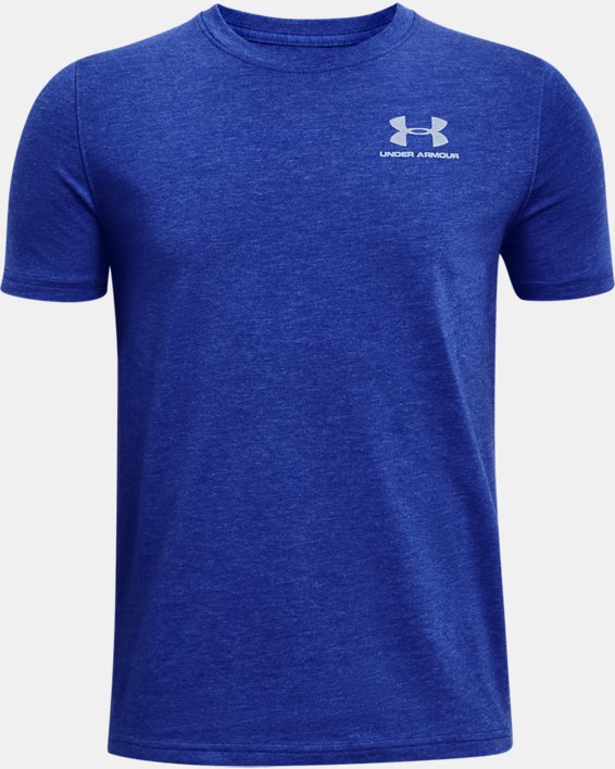 ρουχα για τρεξιμο Under Armour UA βαμβακερα για αγορια μπλε ρουά / ασπρα | o1JtqDYakhQ