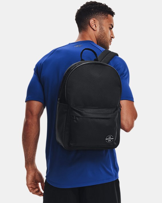 σακιδια πλατησ Under Armour UA Loudon Ripstop ανδρικα μαυρα / μεταλλικός ασημι | PfaL4UyrlAy
